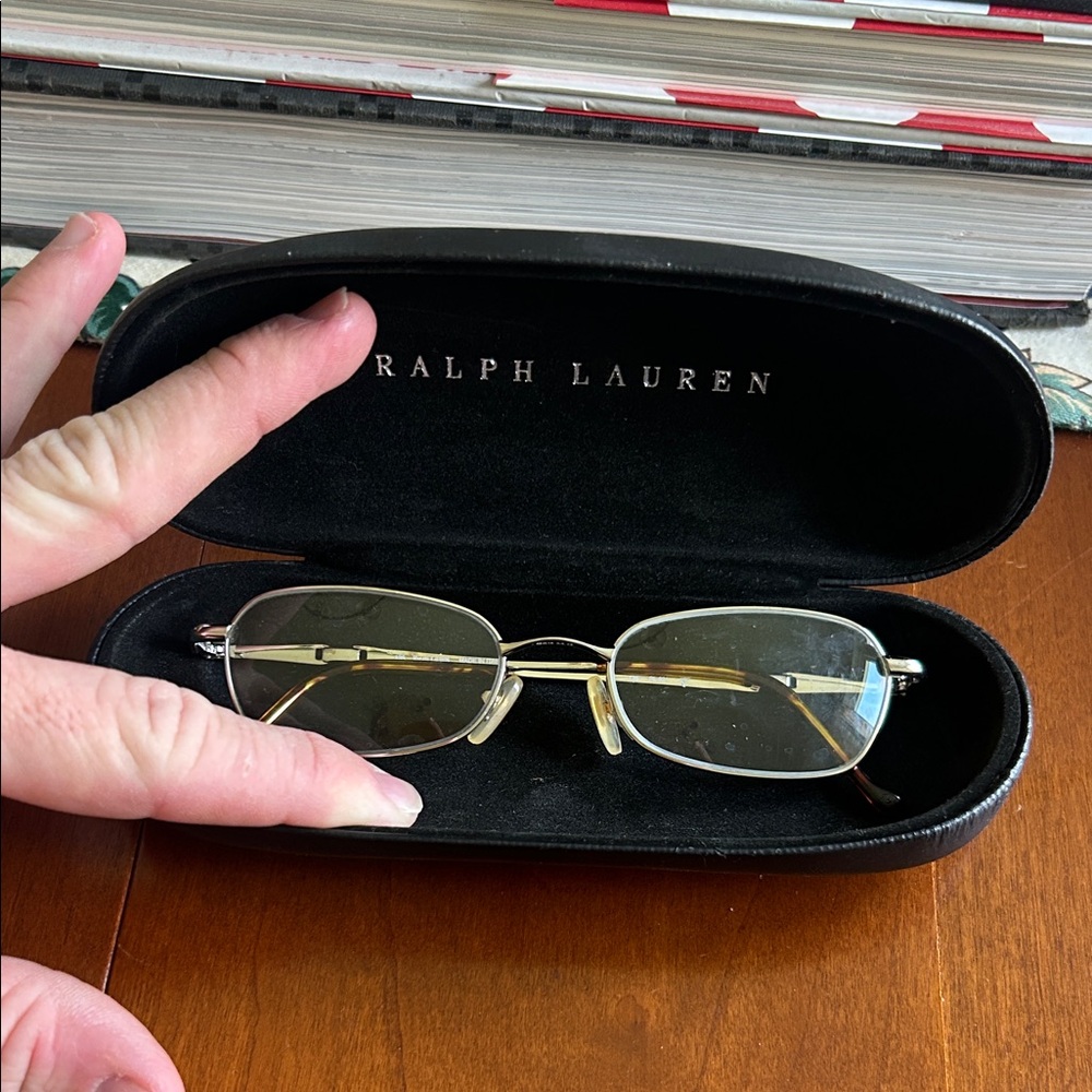 Ralph Lauren Gold Frame Glasses Vintage